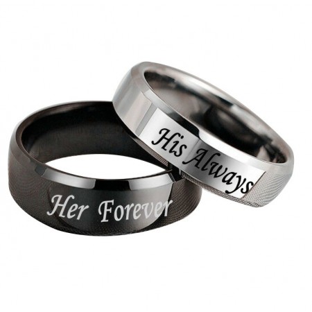 black promise rings for girlfriend